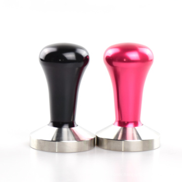 ISO9001 pass handle aluminum base sus304 coffee tamper 58mm